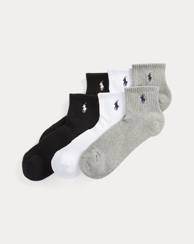 Cotton-Blend Quarter Sock 6-Pack